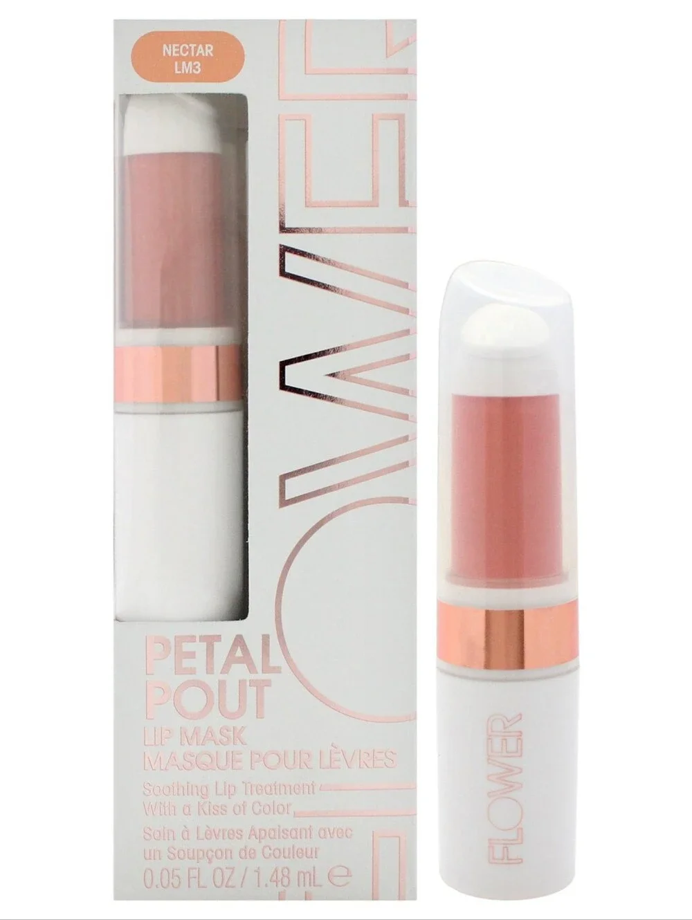 Flower Beauty Petal Pout Lip Mask - LM3 Nectar 0.05 Oz